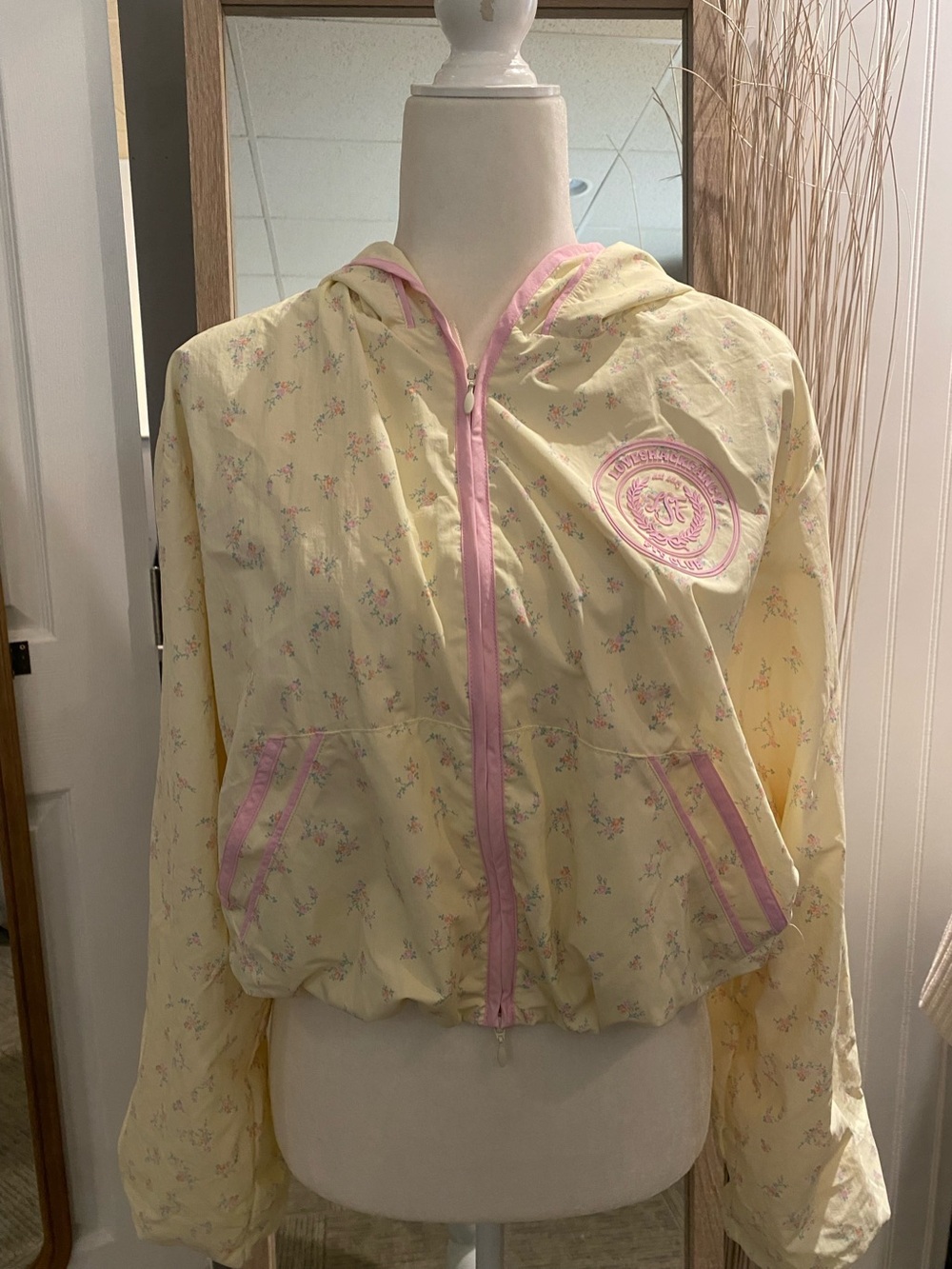 Loveshackfancy floral zip up